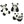 Load image into Gallery viewer, 3 Pandas Set / SET1090