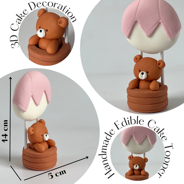 Teddy On Pink Balloon / TSP01512