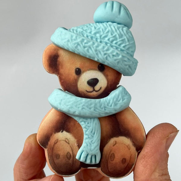 2 Christmas Bears Blue / TSET3030