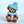 Load image into Gallery viewer, Teddy Blue Hat Flat/ TSP0301
