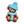 Load image into Gallery viewer, Teddy Blue Hat Flat/ TSP0301
